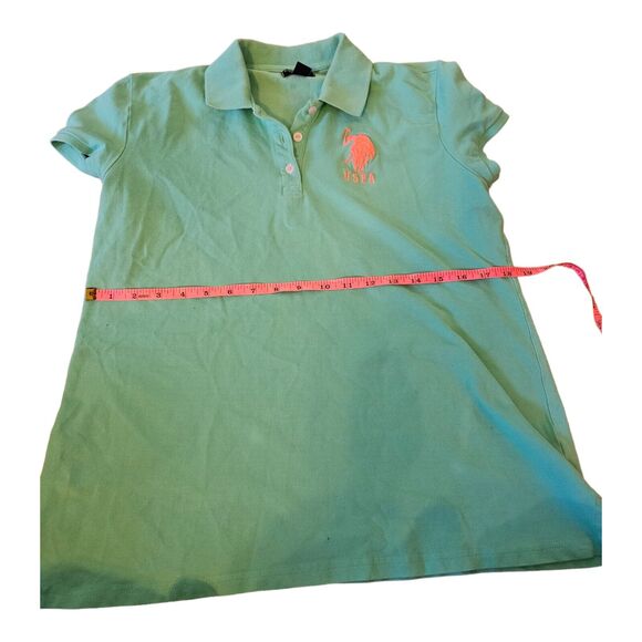 U.S. Polo Assn. XL Turquoise Collar Short Sleeve Shirt - Picture 7 of 8